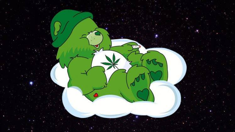 care bear cannabis HD Wallpaper Desktop Background