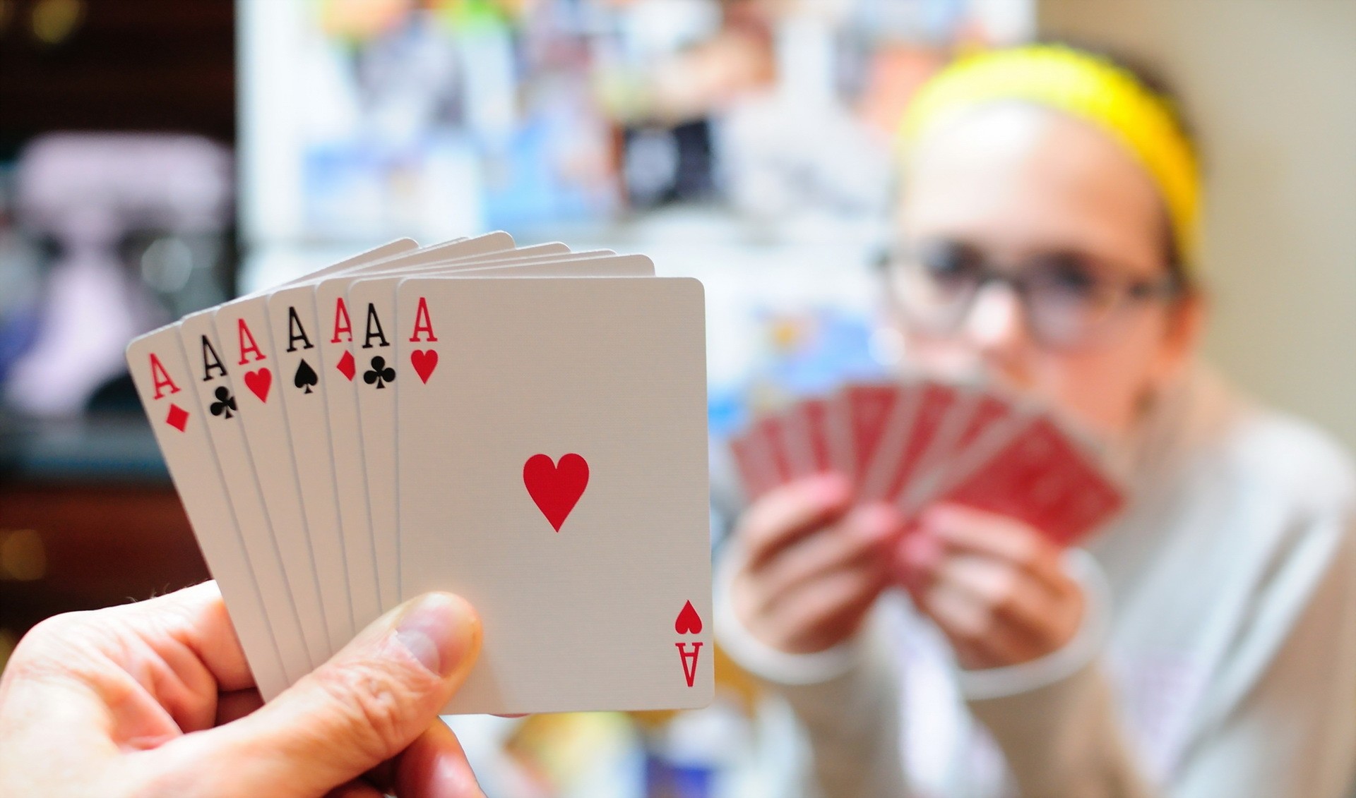 playing cards aces Wallpaper