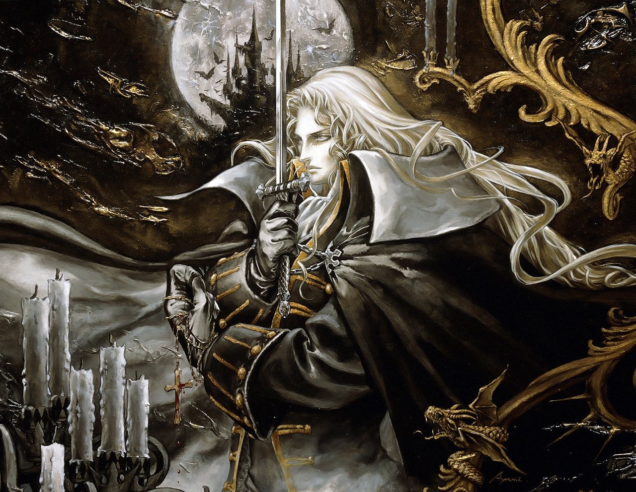 castlevania symphony of the night alucard Wallpaper