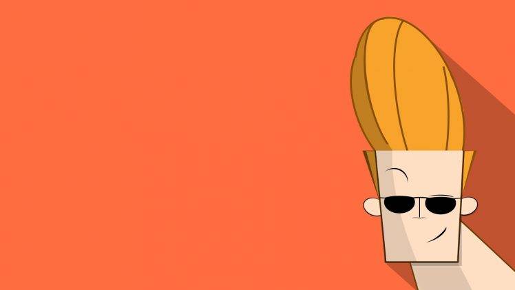 johnny bravo cartoon network minimalism cartoon sunglasses HD Wallpaper Desktop Background