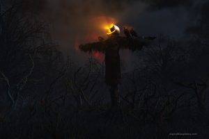 halloween scarecrows