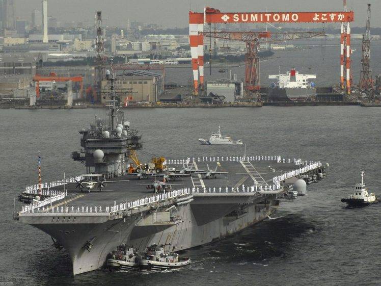 warship aircraft carrier HD Wallpaper Desktop Background