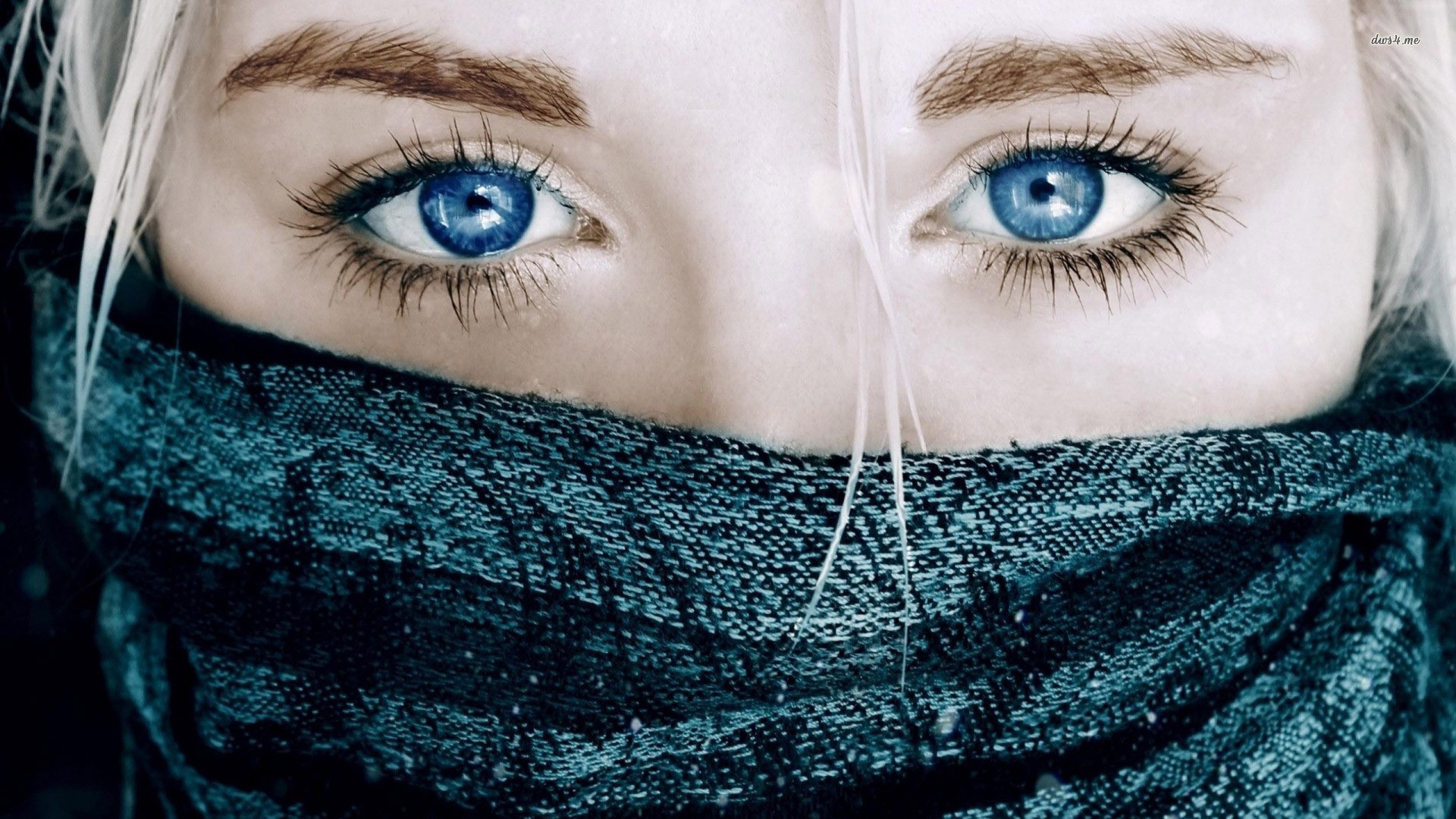 women blue eyes long hair blonde looking at viewer Wallpaper