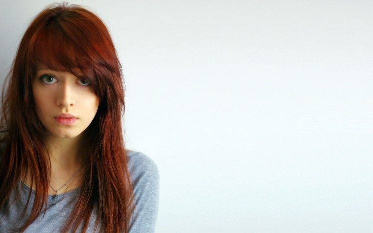 women redhead model HD Wallpaper Desktop Background