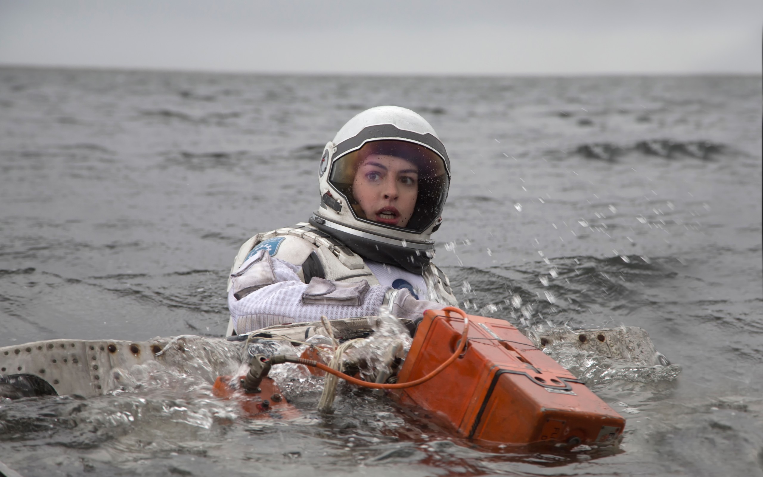 interstellar movie anne hathaway women women outdoors actress Wallpaper