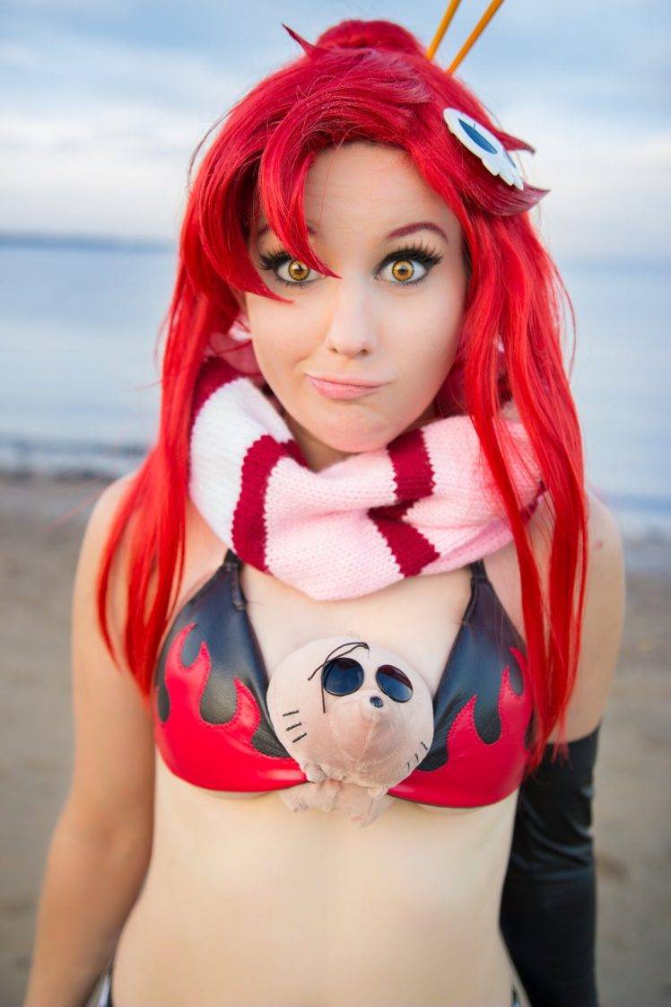 redhead cosplay littner yoko women HD Wallpaper Desktop Background