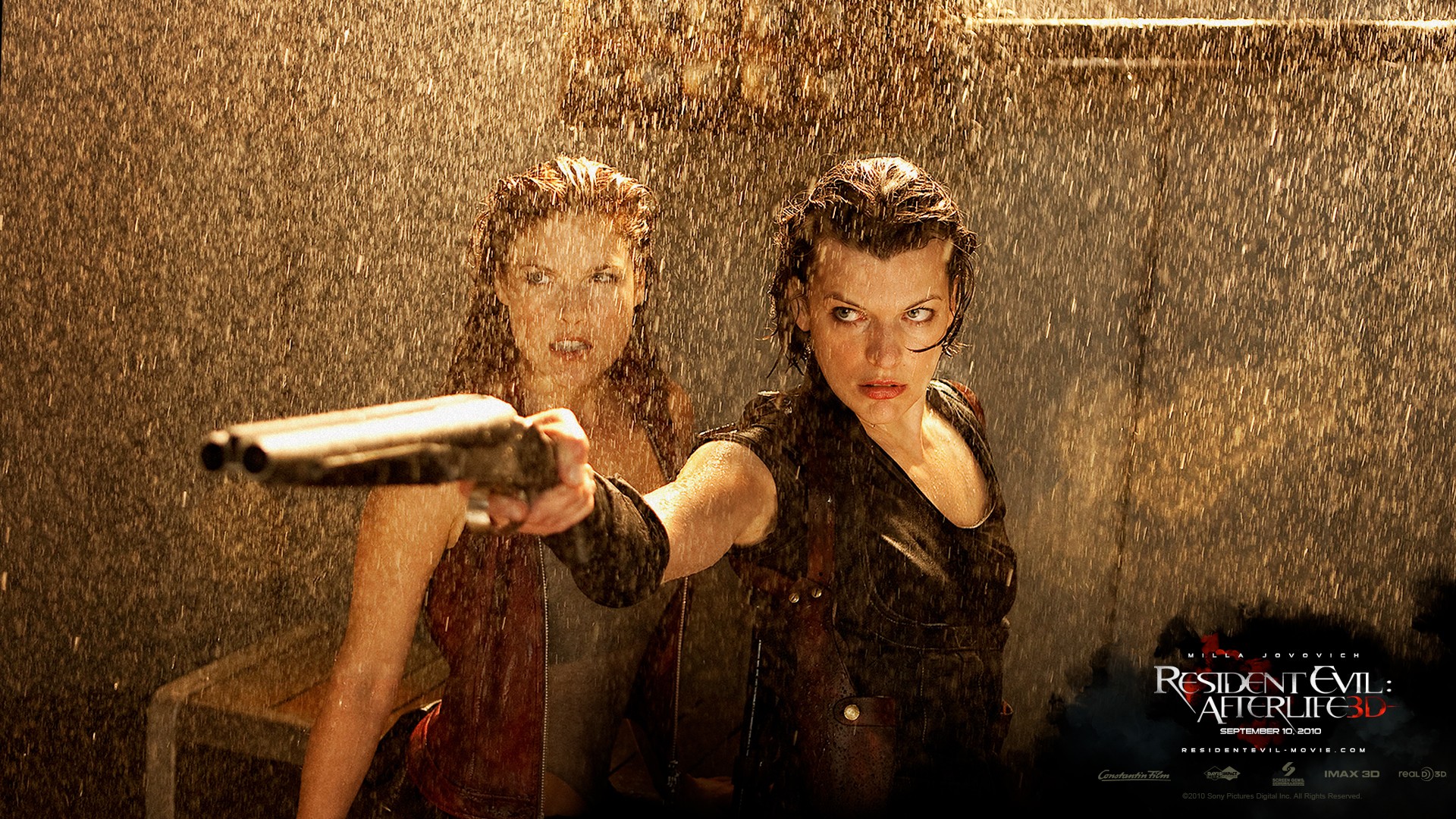 movies resident evil afterlife milla jovovich alice ali larter claire redfield Wallpaper