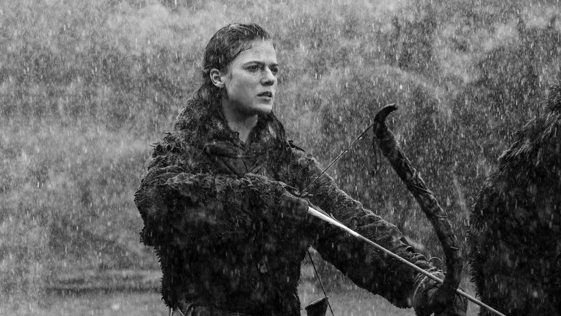 game of thrones monochrome ygritte rose leslie Wallpaper
