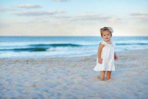 children beach little girl baby