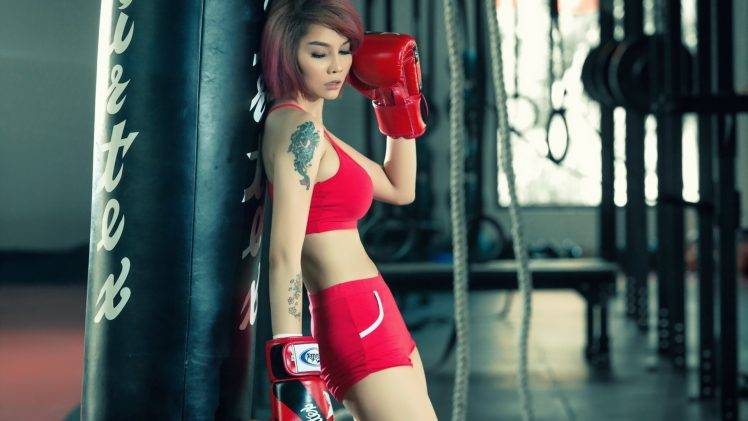 sports bra asian boxing HD Wallpaper Desktop Background