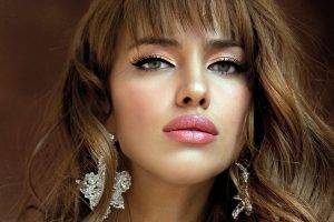 irina shayk women model face