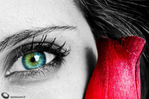 blue eyes selective coloring