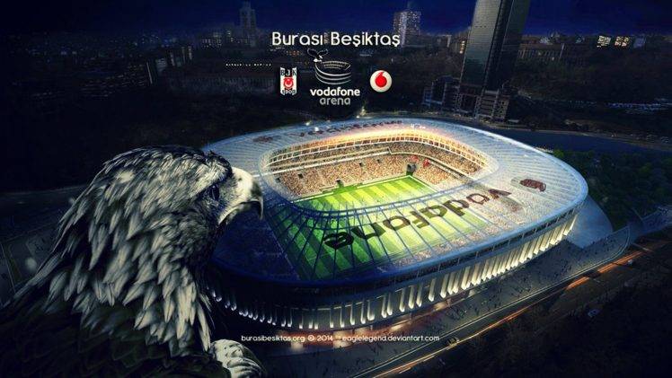 vodafone arena eagle besiktas j k istanbul turkey HD Wallpaper Desktop Background