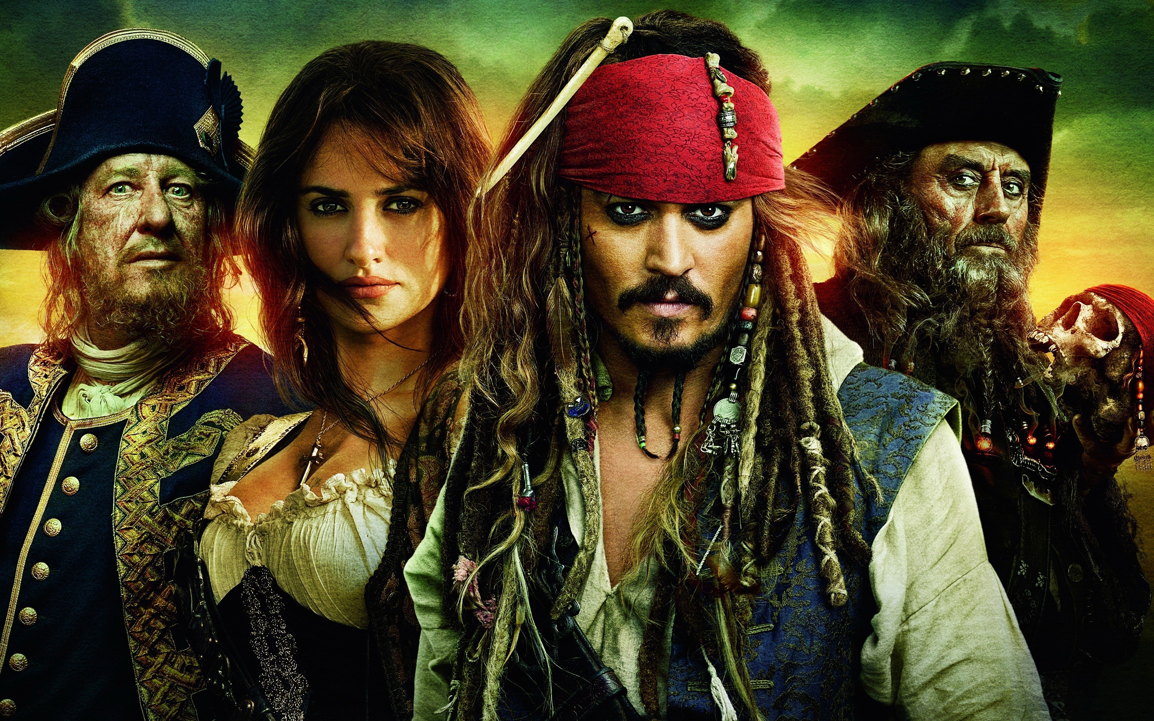 movies pirates of the caribbean jack sparrow johnny depp penelope cruz pirates of the caribbean on stranger tides Wallpaper