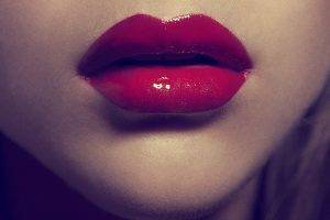 women lips closeup