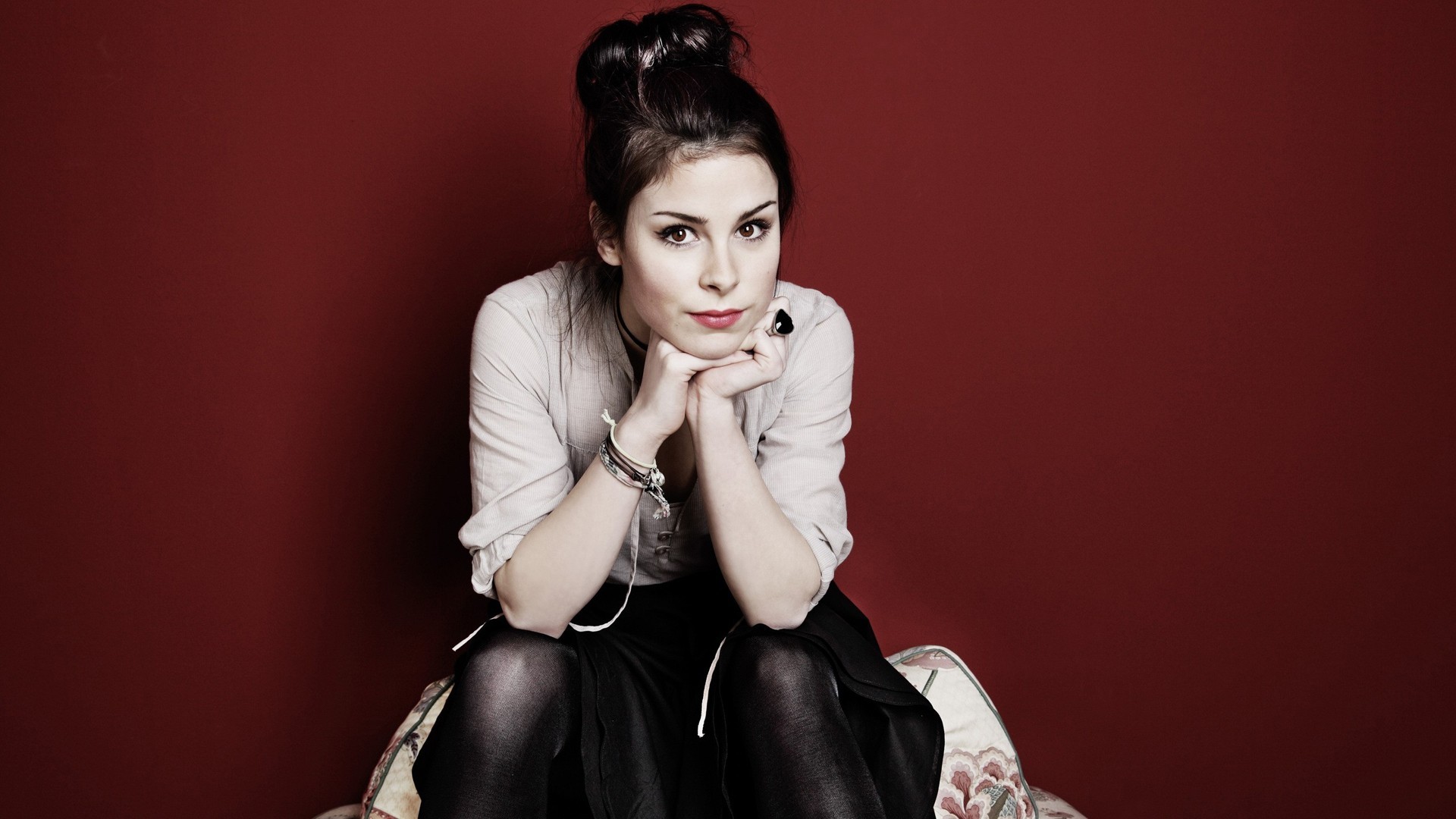 women lena meyer landrut brunette Wallpaper