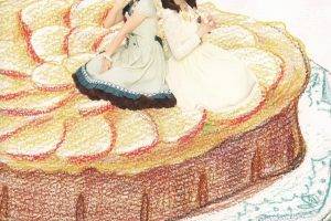 asian artwork cakes women dress