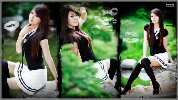 hwang mi hee asian women HD Wallpaper Desktop Background