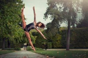 dancers women ballerina jumping dimitry roulland oceane charoy