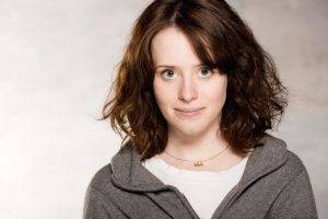 women claire foy blue eyes smiling