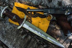 luger p08 gun pistol weapon knife nazi eagle reichsadler