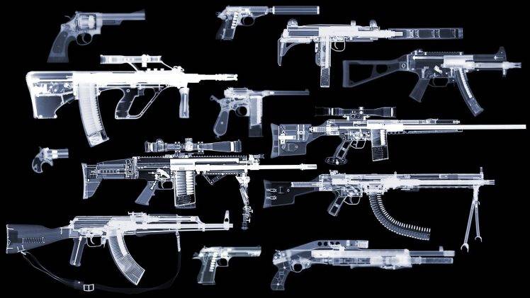 X Rays Gun Rifles Pistol Steyr Aug Uzi Hk Ump Akm Fn Scar H Mauser Images, Photos, Reviews