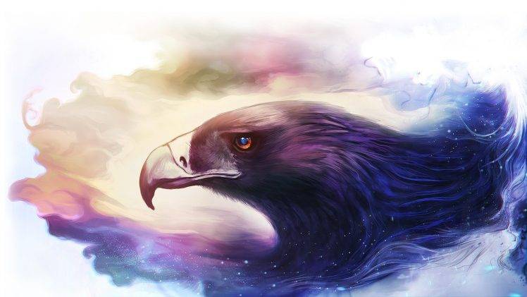 fantasy art eagle artwork animals HD Wallpaper Desktop Background