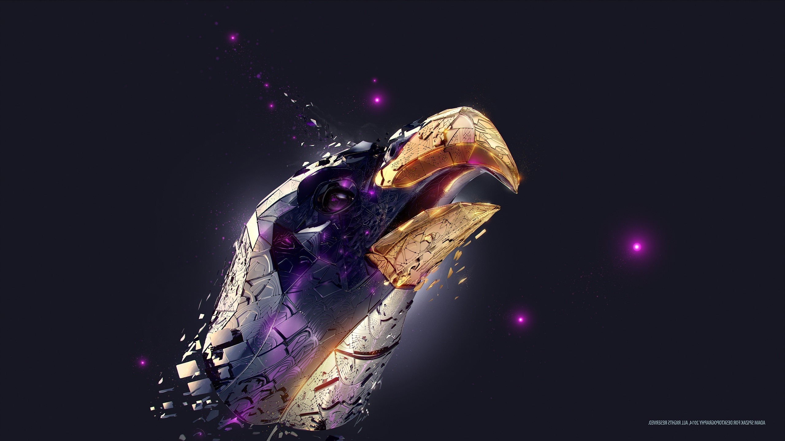 jupiter eagle purple desktopography adam spizak Wallpaper