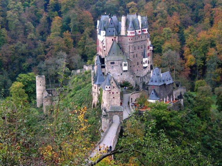 Eltz Castle, Germany, Forest HD Wallpaper Desktop Background