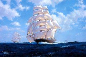 sailing ship, Sea