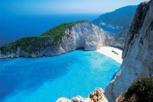 Greek, Island, Greece, Beach, Sea, Zakynthos, Shipwreck, Cliff, Boat, Landscape, Navagio beach, Nature, Photography, Mountains
