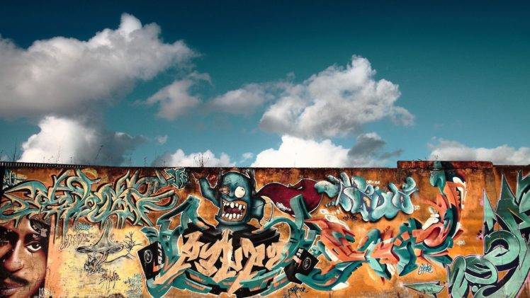 city, Sky, Berlin, Berlin wall, Graffiti HD Wallpaper Desktop Background