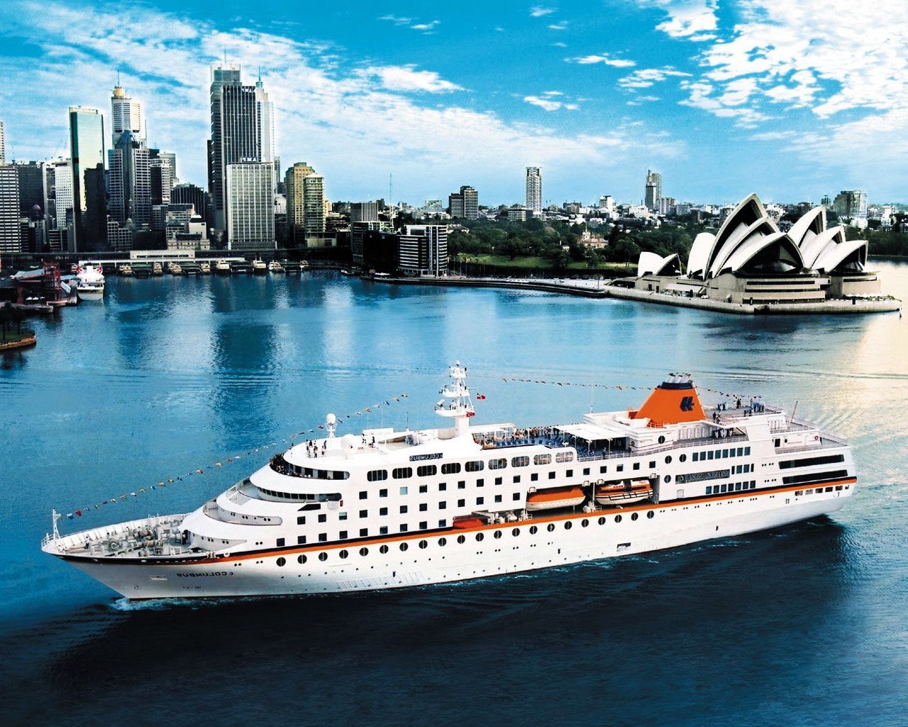 town, Lights, Sailing ship, Horizon, Photography, Water, Australia, Sydney Opera House, Sydney, Cityscape, Blue, Sky Wallpaper