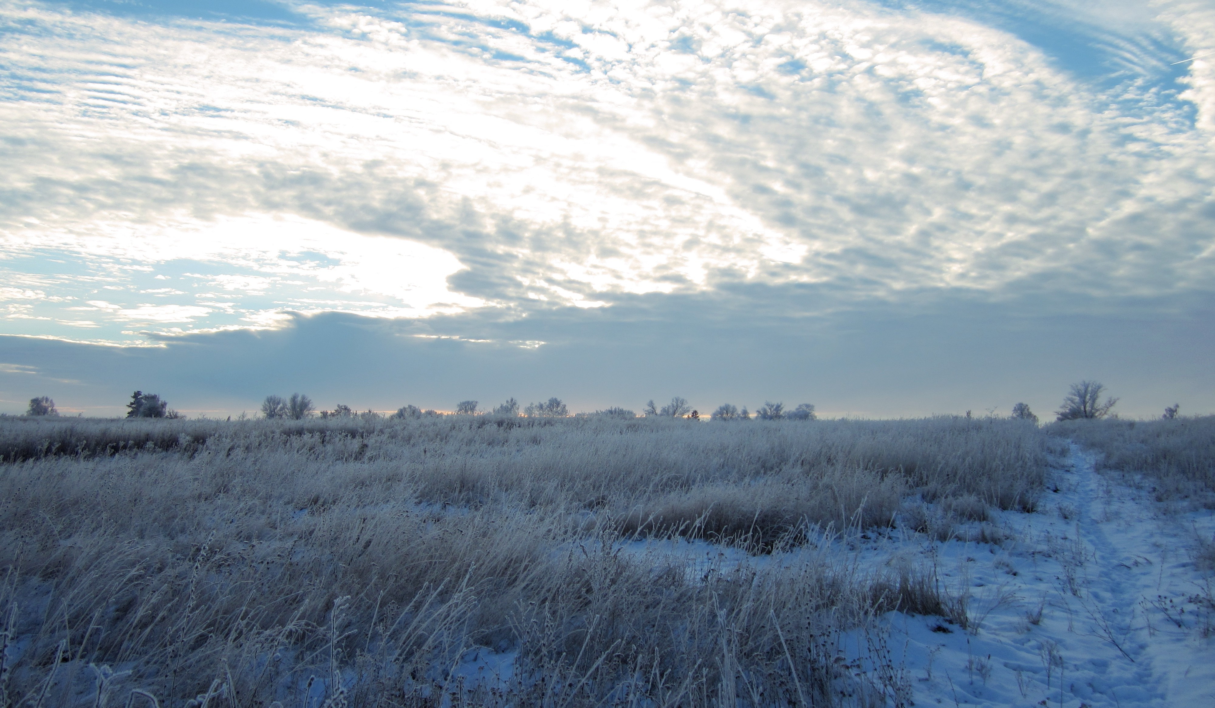 Russia, Winter, Snow, Sky, Clouds Wallpaper