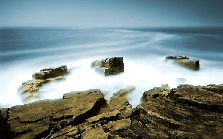 sea, Rock HD Wallpaper Desktop Background