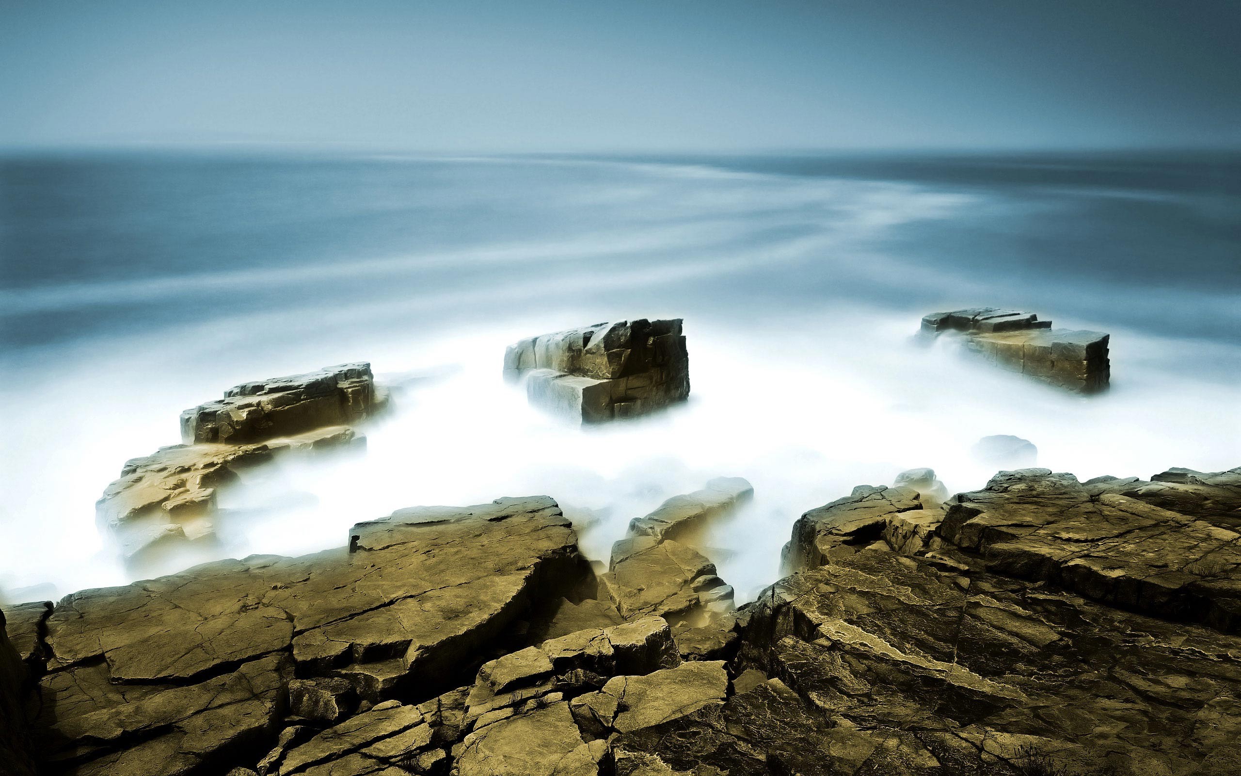 sea, Rock Wallpaper