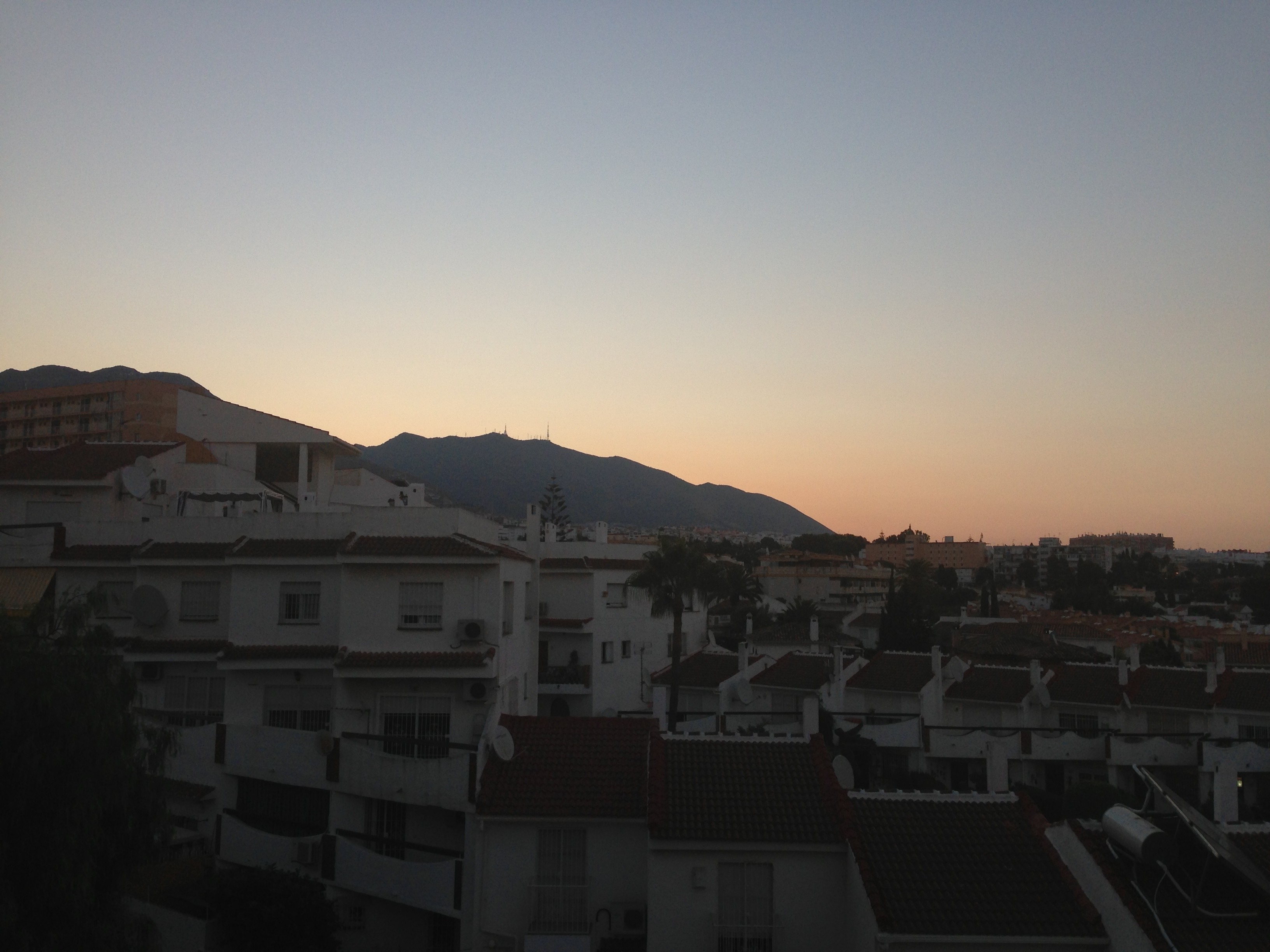 malaga, Sunset Wallpaper