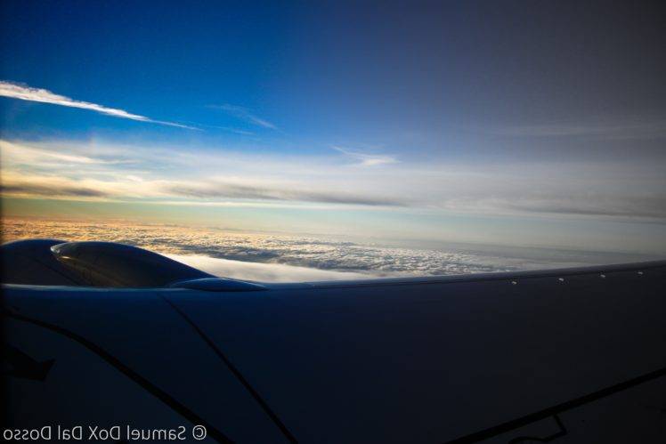airplane, Clouds HD Wallpaper Desktop Background