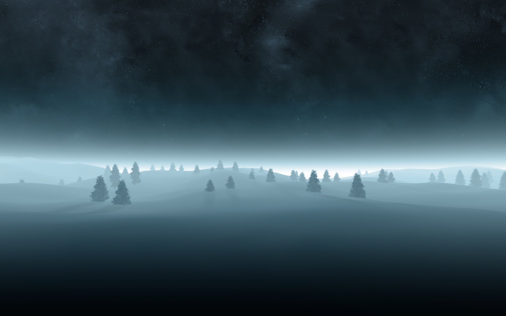 winter, Snow, Trees Wallpaper