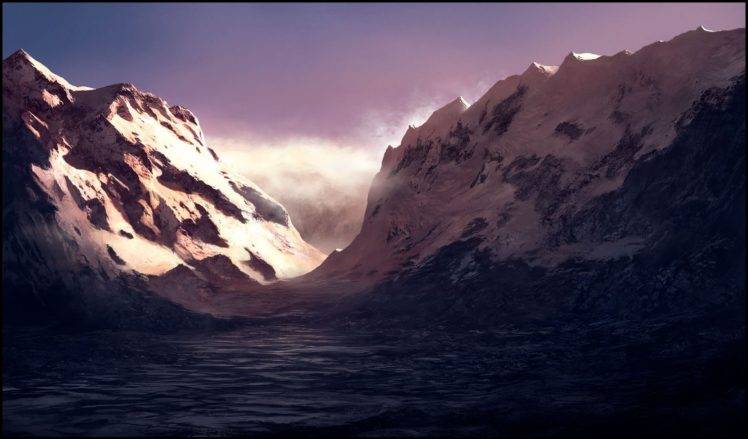 ice, Winter, Mountain HD Wallpaper Desktop Background