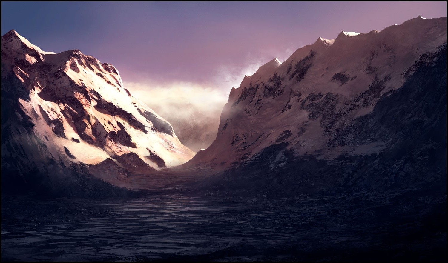 ice, Winter, Mountain Wallpaper