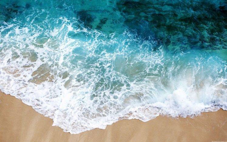 waves, Beach HD Wallpaper Desktop Background
