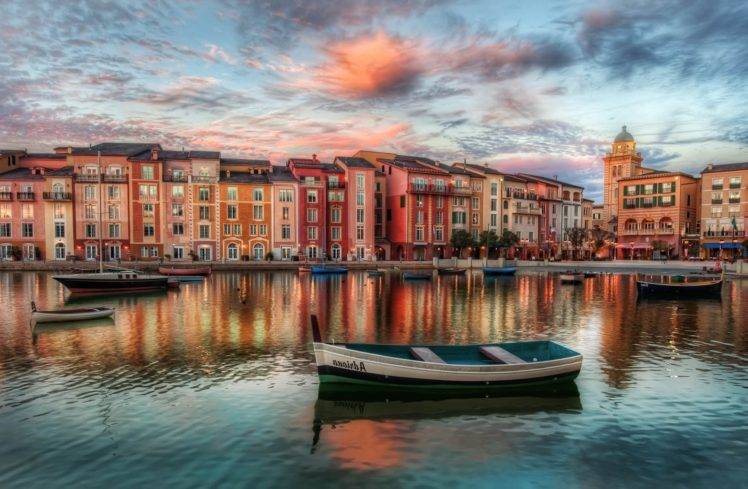 Portofino, Italy, Boat, Sea, Building, City, Cityscape HD Wallpaper Desktop Background