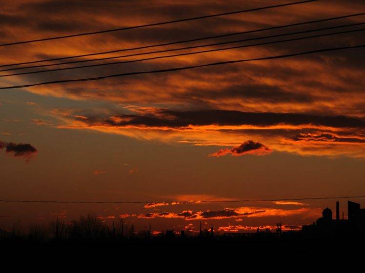 sunset, Clouds HD Wallpaper Desktop Background
