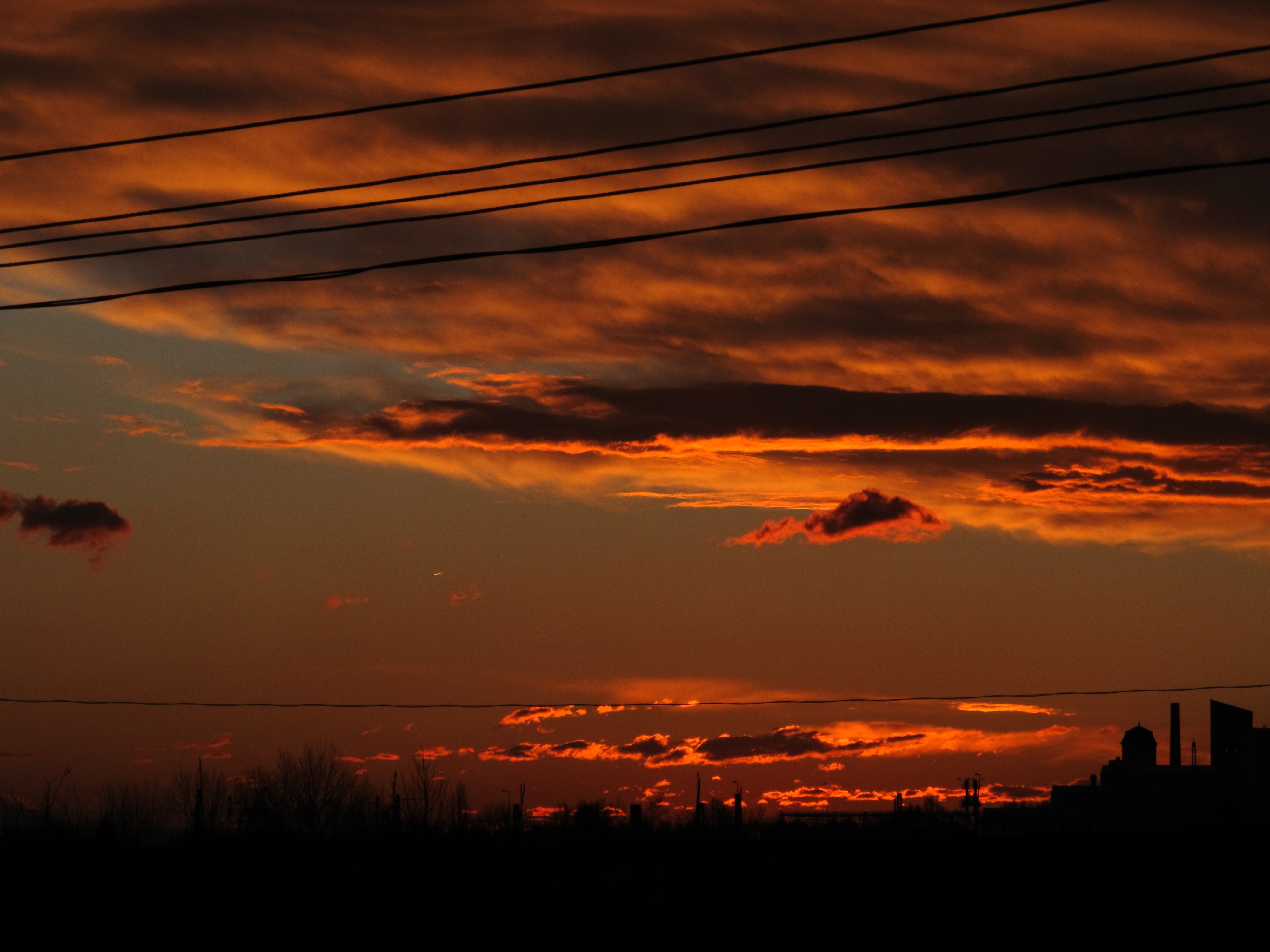 sunset, Clouds Wallpaper