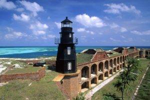 fort, Sea, Beach, Cannons, Coast, Lighthouse