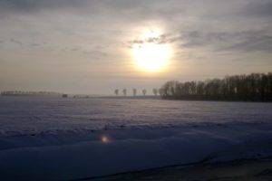 snow, Landscape, Field