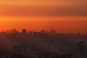 Iran, Tehran, City, Milad Tower, Tower, Sunset