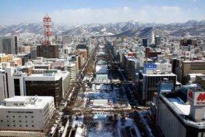 Japan, Sapporo, Sapporo Japan, Winter, Snow
