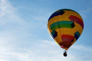 hot air balloons, Sky, Colorful